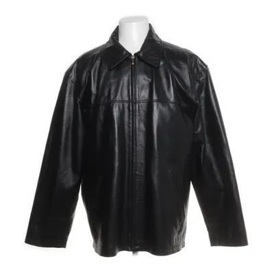 Läderjacka (Svart) från Leather Legend Polyester, Skinn