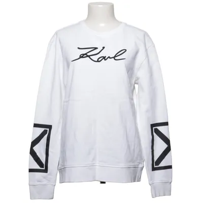 Sweatshirt (Weiß, Schwarz) von Karl Lagerfeld Baumwolle