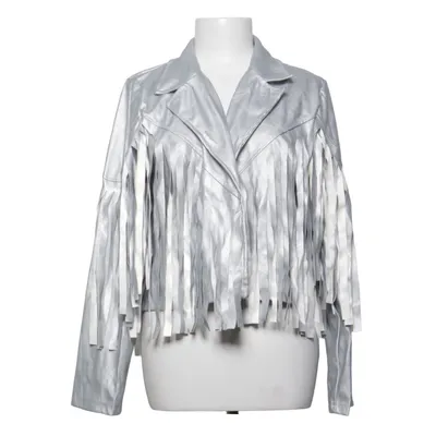 Jacket (Silver) from Miss One Polyester, Polyurethane