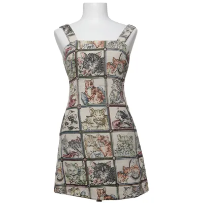 Robe (Beige, Multicolore) de Cider Coton, Polyester