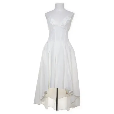 Cocktailklänning (Vit) från Shein Polyester