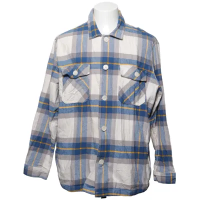 Flannel skjorte (Blå, Grå, Gul, Hvid) fra Livergy Bomuld