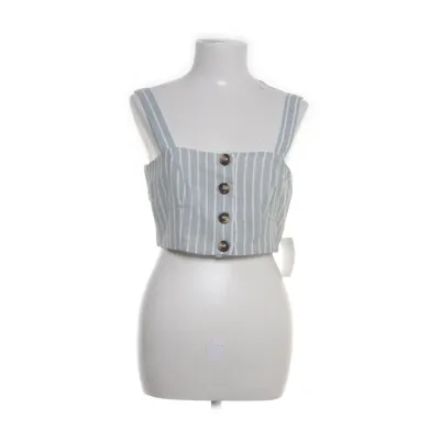 Crop top (Groen, Wit) van Glamorous Katoen, Viscose