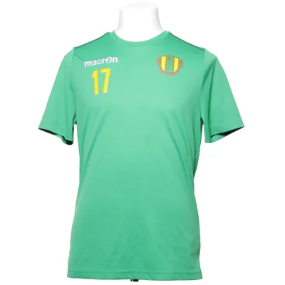 Maillot de football (Vert, Jaune) de Macron Polyester