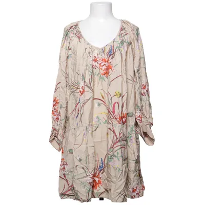 Kjole (Beige, Flerfarvet) fra H&M Polyamid, Viscose