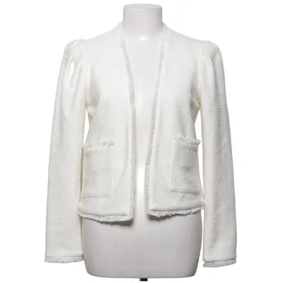 Cardigan (Blanc) de Mango Basics Acrylique, Coton, Élasthane, Polyester, Viscose