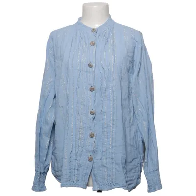 Blouse (Bleu) de Marta Coton, Élasthane