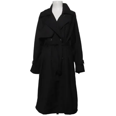 Trench-coat (Noir) de Usha Polyester, Viscose
