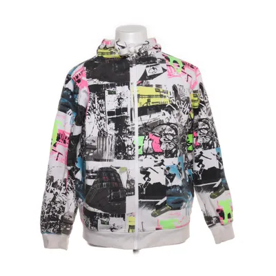 Huvtröja (Vit, Flerfärgad) från Fishbone Bomull, Polyester