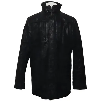 Veste en cuir (Noir, Gris) de Petroff Cuir, Polyester