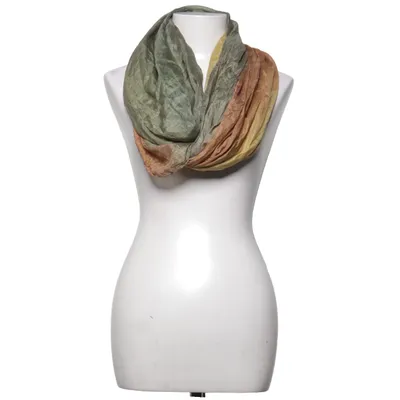 Infinity scarf (Groen, Bruin, Meerkleurig) van Silk Road Zijde