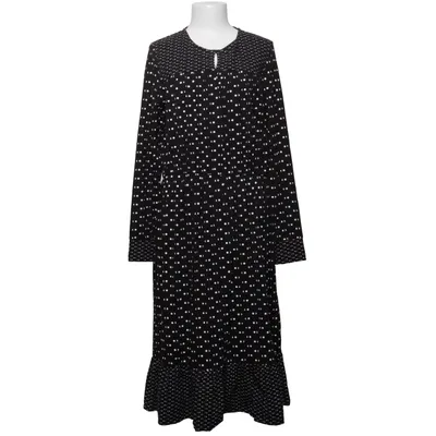 Robe (Noir, Blanc) de People Tree Élasthane, Coton biologique