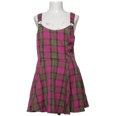 Dungaree dress (Pink, Green) from Collectif Elastane, Polyester