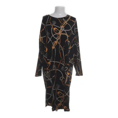 Jurk (Zwart, Meerkleurig) van VRS Woman Polyester, Elastaan