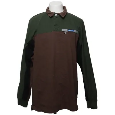 Rugby shirt (Groen, Bruin, Zwart) van Kavu Organisch katoen