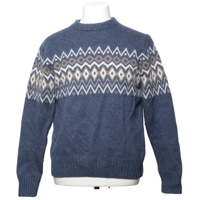 Sweater (Blå, Hvid) fra Bläck Polyamid, Uld
