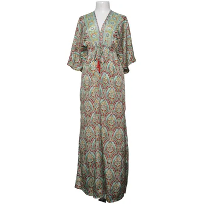 Kaftan (Blau, Rot, Gelb) von Purple Queen