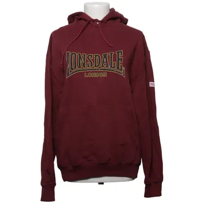 Hoodie (Red) from Lonsdale Cotton, Polyester