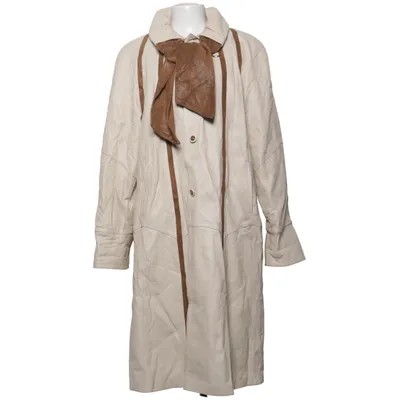 Leren jas (Beige, Bruin) van Point