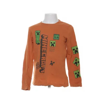 Långärmad t-shirt (Orange, Grön) från Minecraft Bomull
