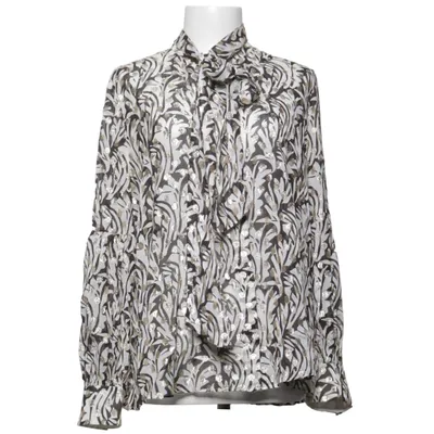 Blouse (Black, White, Gold) from Luisa Cerano Polyester, Viscose
