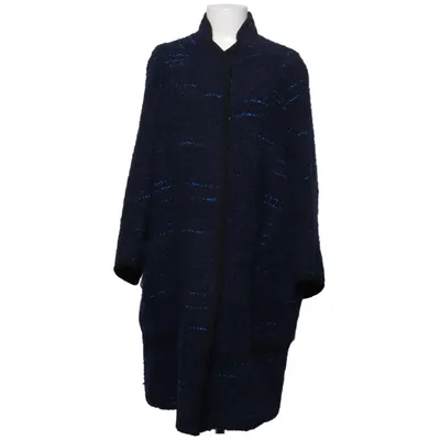 Frakke (Blå, Flerfarvet) fra Armani Collezioni Akryl, Alpacauld, Polyamid, Polyester, Viscose