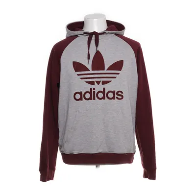 Hættetrøje (Grå, Rød) fra Adidas Bomuld, Polyester