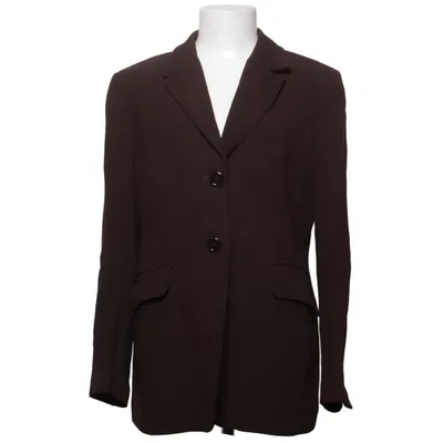 Blazer (Marron) de Caractère Acétate, Viscose
