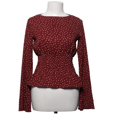 Bluse (Rød) fra Gina Tricot Elastan, Genanvendt polyester