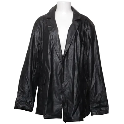 Blazer (Black) from New Look Curves Polyester, Polyurethane