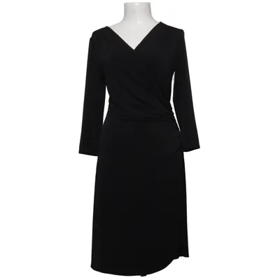 Wickelkleid (Schwarz) von Milook Elasthan, Polyester