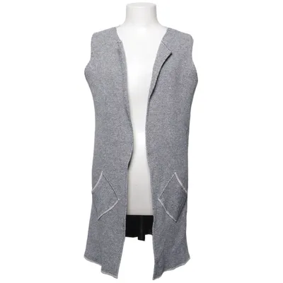 Outer vest (Gray, White) from Cocogio Acrylic, Cotton, Polyamide, Polyester