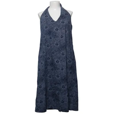 Halterneck dress (Blue, White) from White Stuff Cotton, Elastane