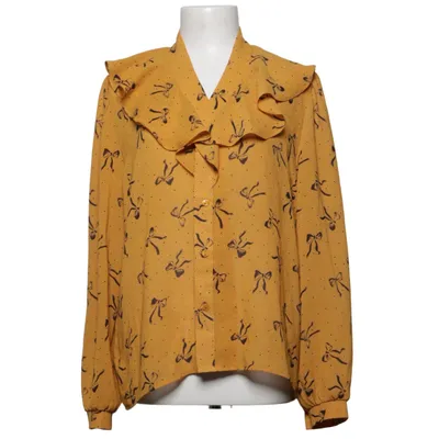 Bluse (Gelb, Schwarz) von St Michael Polyester