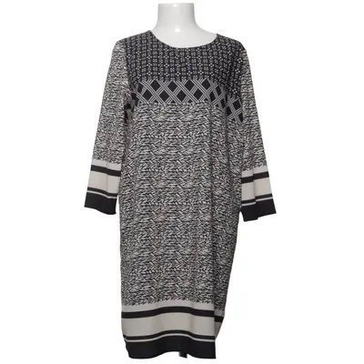 Jurk (Zwart, Beige) van Laura Clement La Redoute Polyester