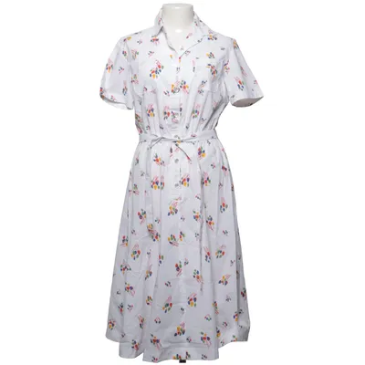 Shirt dress (White, Multicolored) from Woolworths Cotton, Polyester