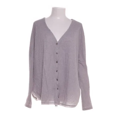 Cardigan (Gray) from Out from Under for Urban Outfitters Polyester, Viscose, Elastane
