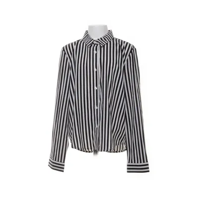 Skjorta (Svart, Vit) från KappAhl Elastan, Polyester