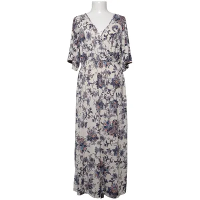 Maxi jurk (Wit, Blauw, Meerkleurig) van MyWear Woman Elastaan, Polyester