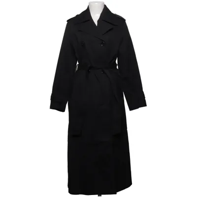 Trenchcoat (Zwart) van Mango Katoen, Polyester