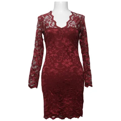 Jurk (Rood) van Model Behaviour Elastaan, Polyamide, Polyester
