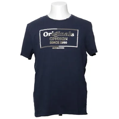 T-shirt (Blauw) van Originals by Jack & Jones Katoen