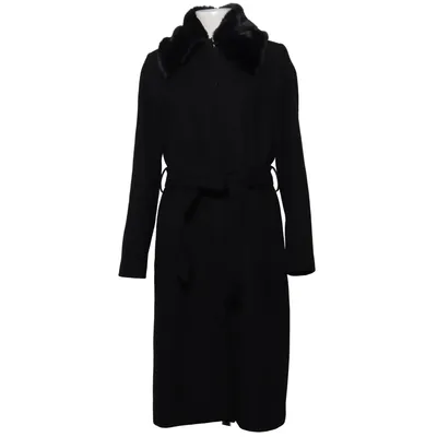 Frakke (Sort) fra STOCKH LM Elastan, Genanvendt polyester, Viscose, Uld