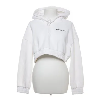 Huvtröja (Vit) från Alphalete Bomull, Polyester