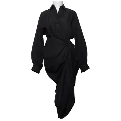 Shirt dress (Black) from PrettyLittleThing Polyester