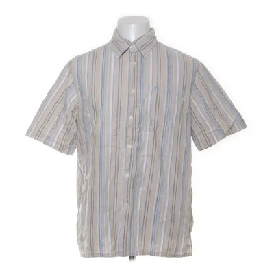 Korte mouwen shirt (Beige, Blauw, Wit) van Redwood Katoen, Linnen