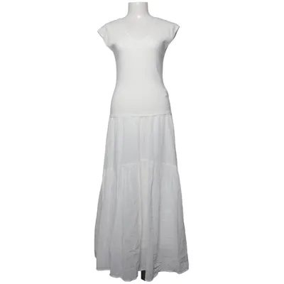 Maxi dress (White) from Massimo Dutti Cotton