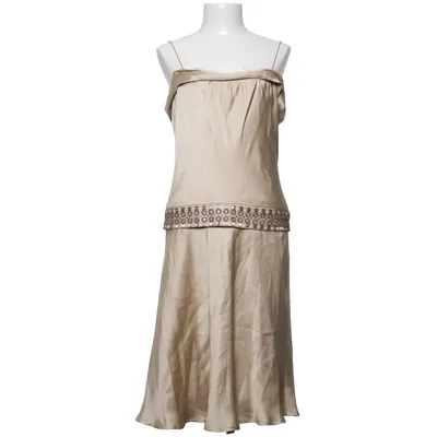 Robe (Beige) de Anne Klein Soie