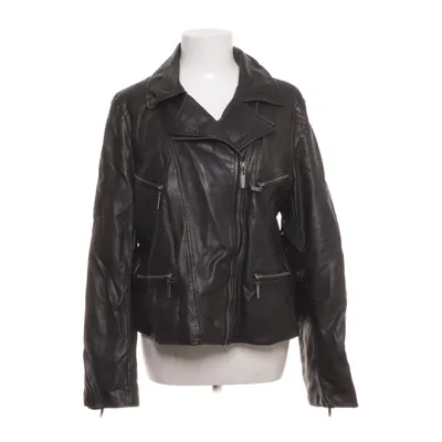 Bikerjakke (Sort) fra Diana Polyester, Polyurethan