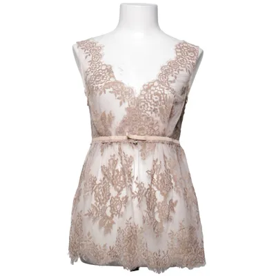 Tanktop  (Beige) fra Twin-Set Bomuld, Polyamid